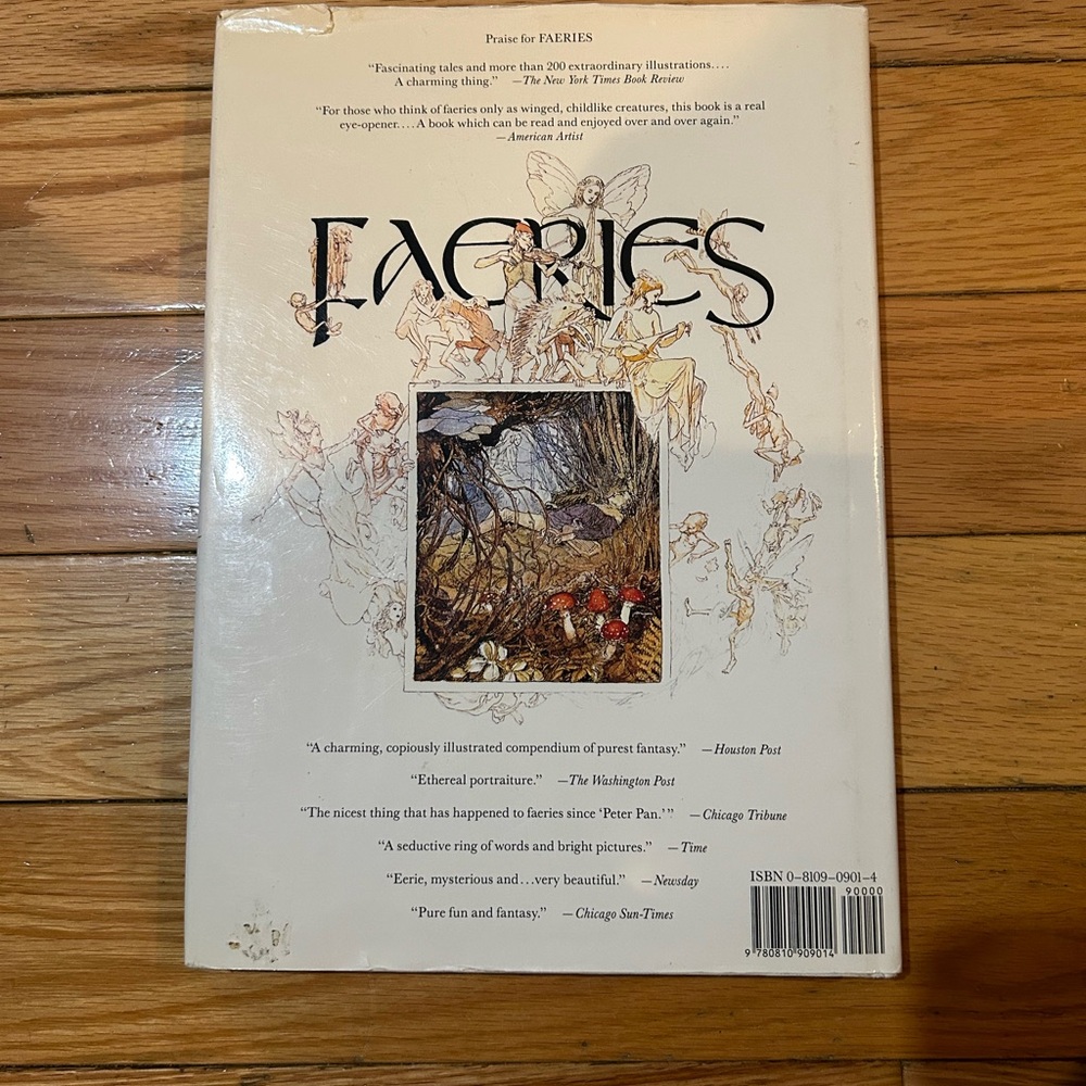 Faeries Illustrated Book by Brian Froud and Alan Lee - White Cover - Picture 2 of 3